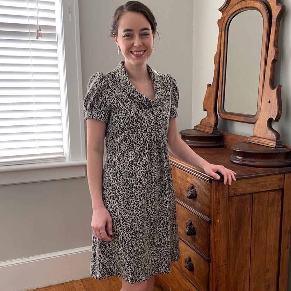 Calvin Klein Animal Print Shift Dress, Size 6
